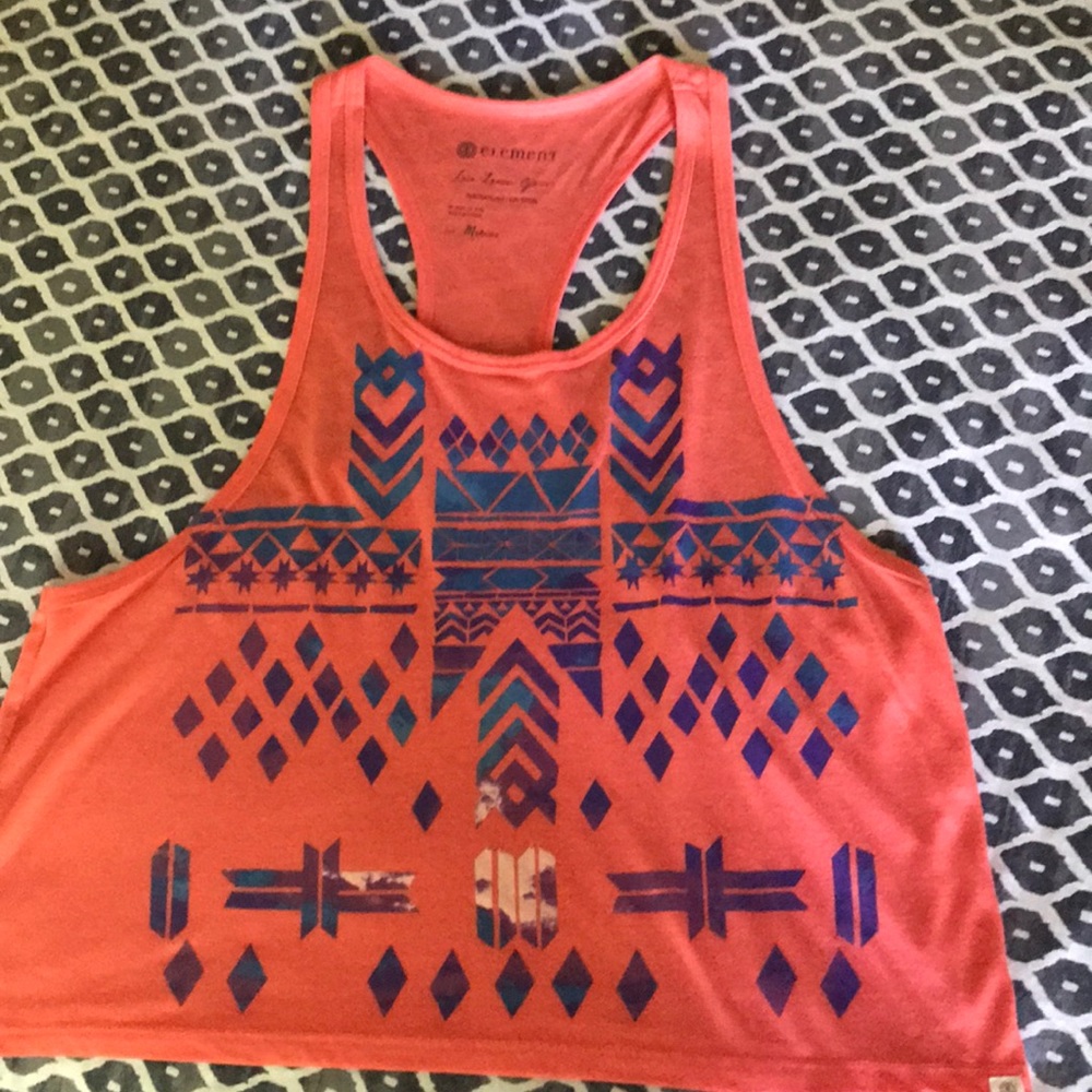 Element cropped flowy tank